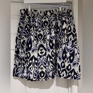 🟡Navy and White Boho Skirt